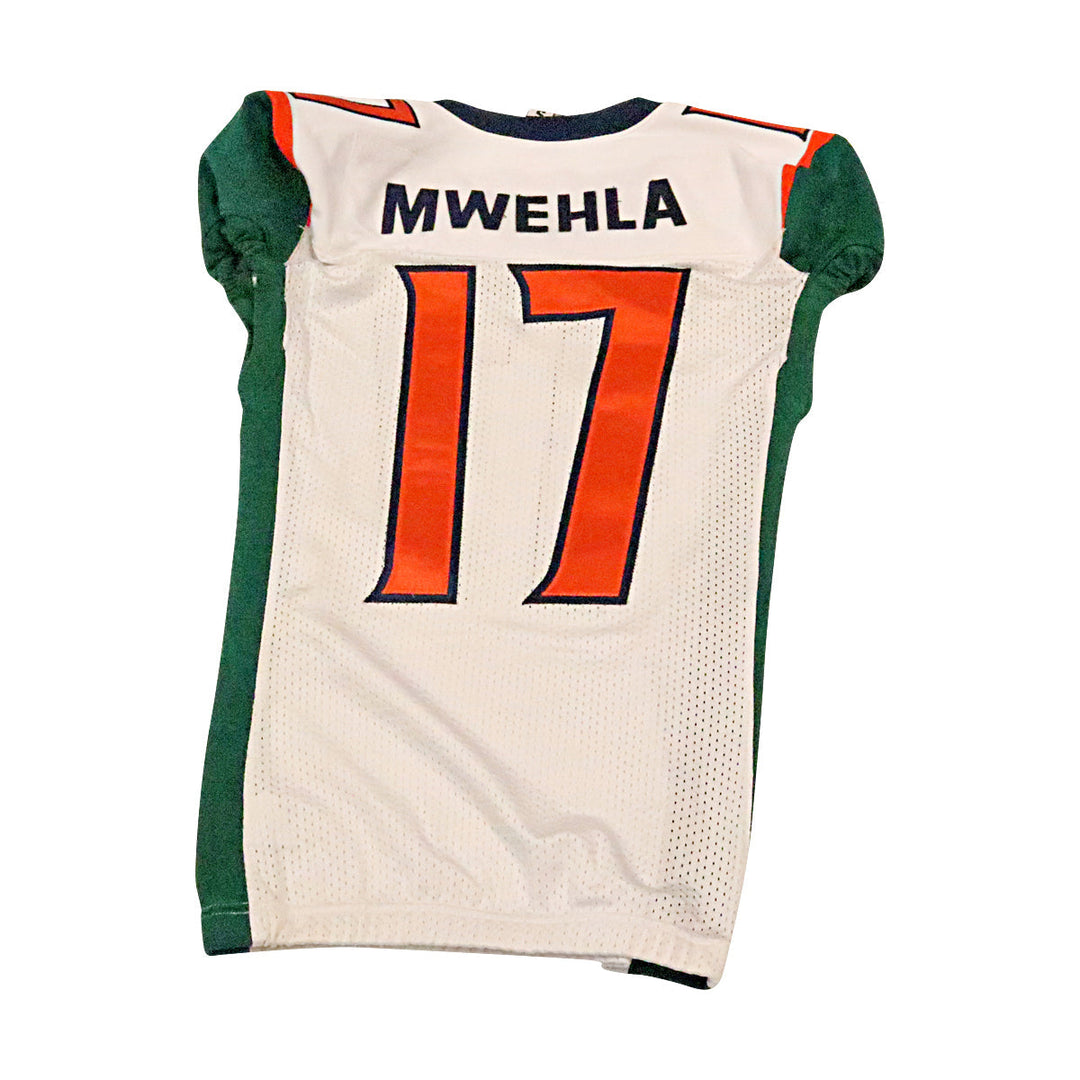 Reuben Mwehla Seattle Dragons 2020 Game Used Away Jersey S
