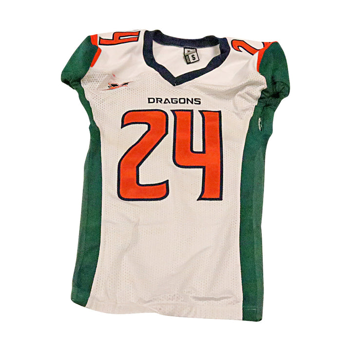Mark Myers Seattle Dragons 2020 Game Issued Away Jersey S
