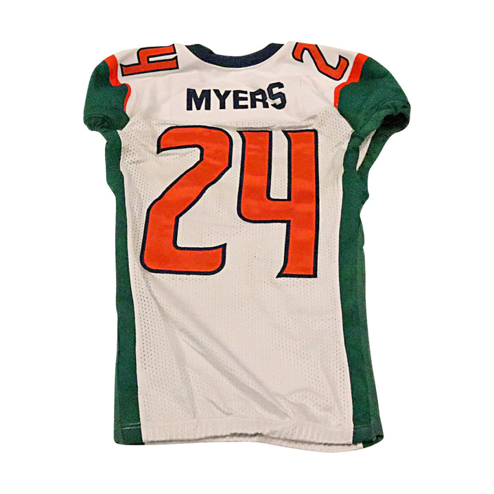 Mark Myers Seattle Dragons 2020 Game Used Away Jersey S