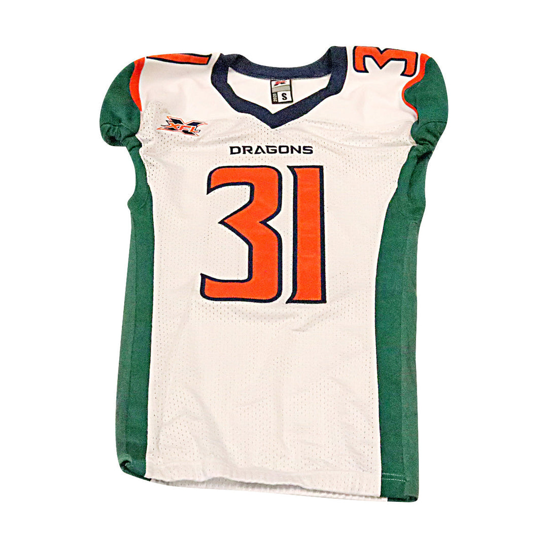 Ja'Quan Gardner Seattle Dragons 2020 Game Issued Away Jersey S
