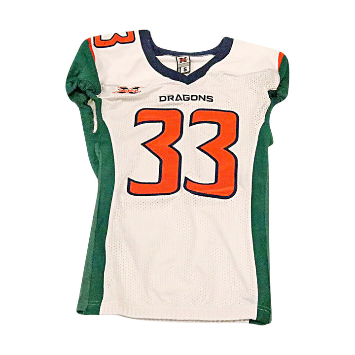 Jordan Martin Seattle Dragons 2020 Game Issued Away Jersey S