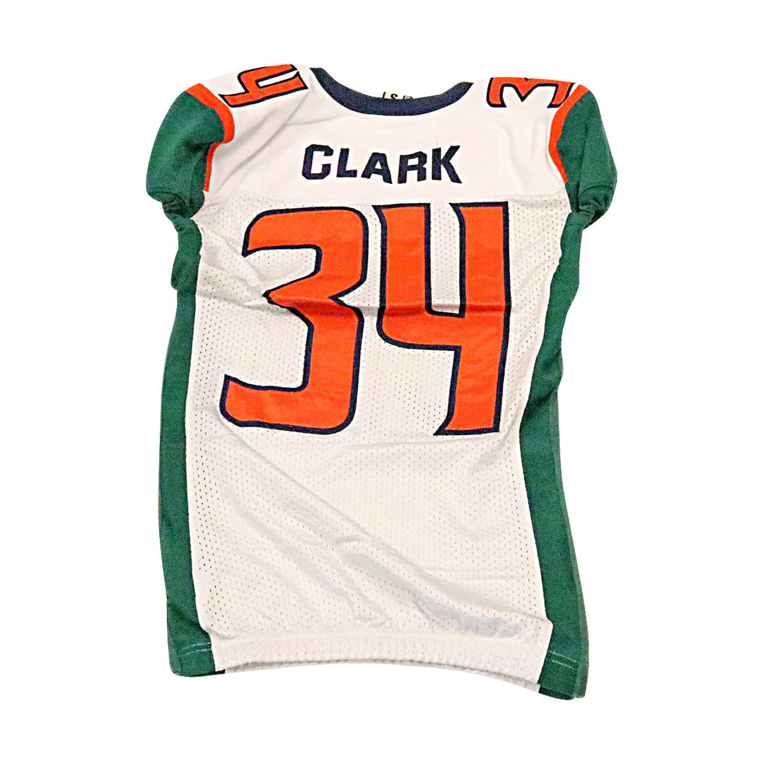 Jeremy Clark Seattle Dragons 2020 Game Used Away Jersey S