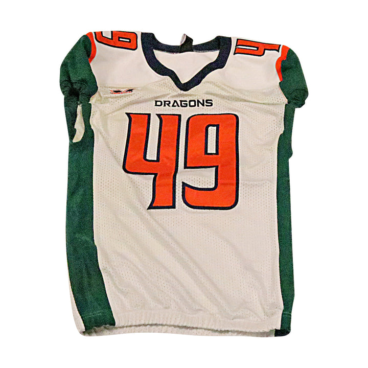 Johnson III Seattle Dragons 2020 Game Issued Away Jersey L