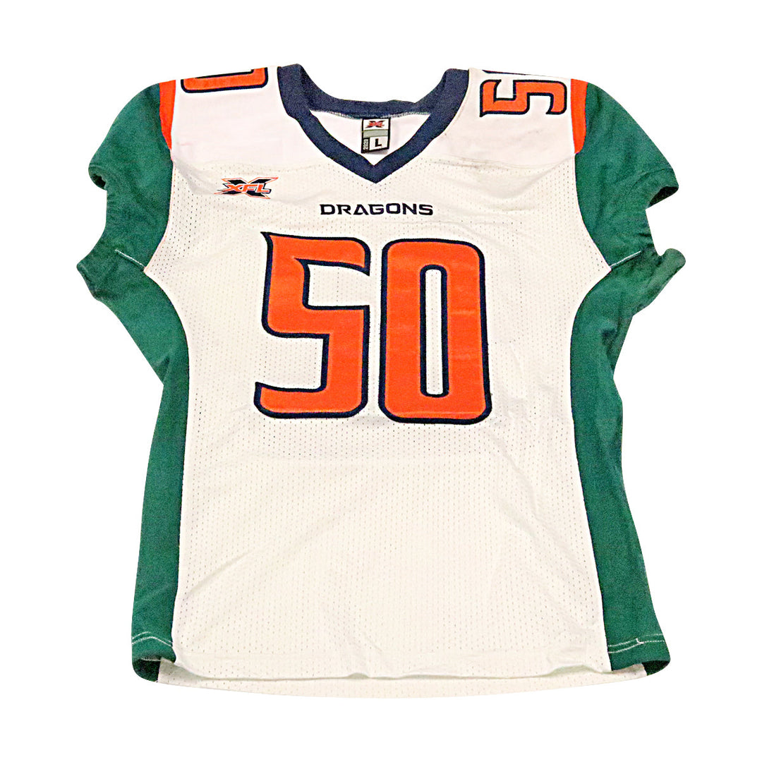 Dillon Day Seattle Dragons 2020 Game Issued Away Jersey L