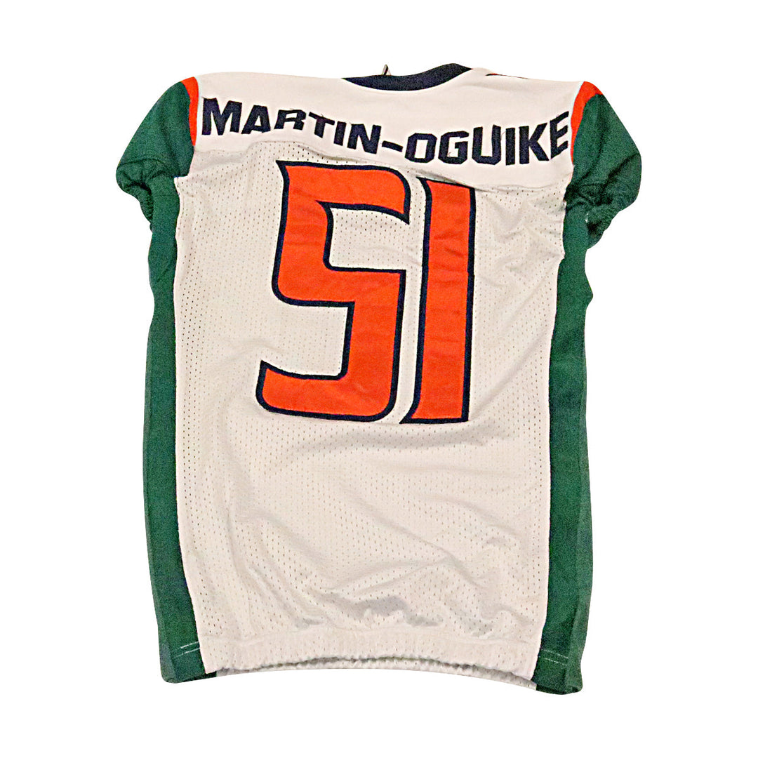 Praise Martin-Oguike Seattle Dragons 2020 Game Used Away Jersey M
