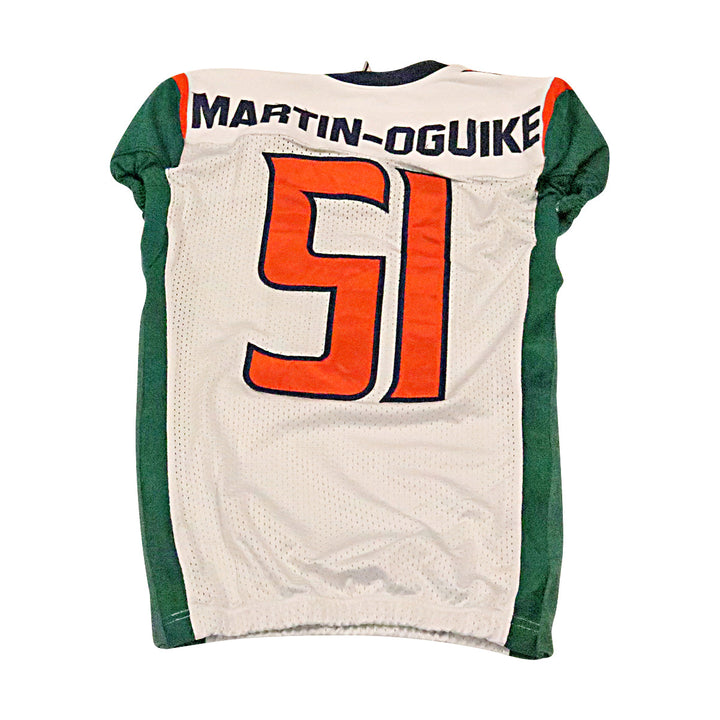 Praise Martin-Oguike Seattle Dragons 2020 Game Used Away Jersey M