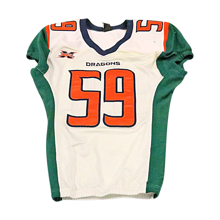 Seattle Dragons 2020 #59 Game Issued Away Jersey M