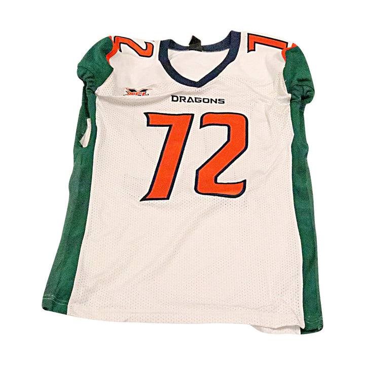 Anthony Moten Jr. Seattle Dragons 2020 Game Issued Away Jersey XL