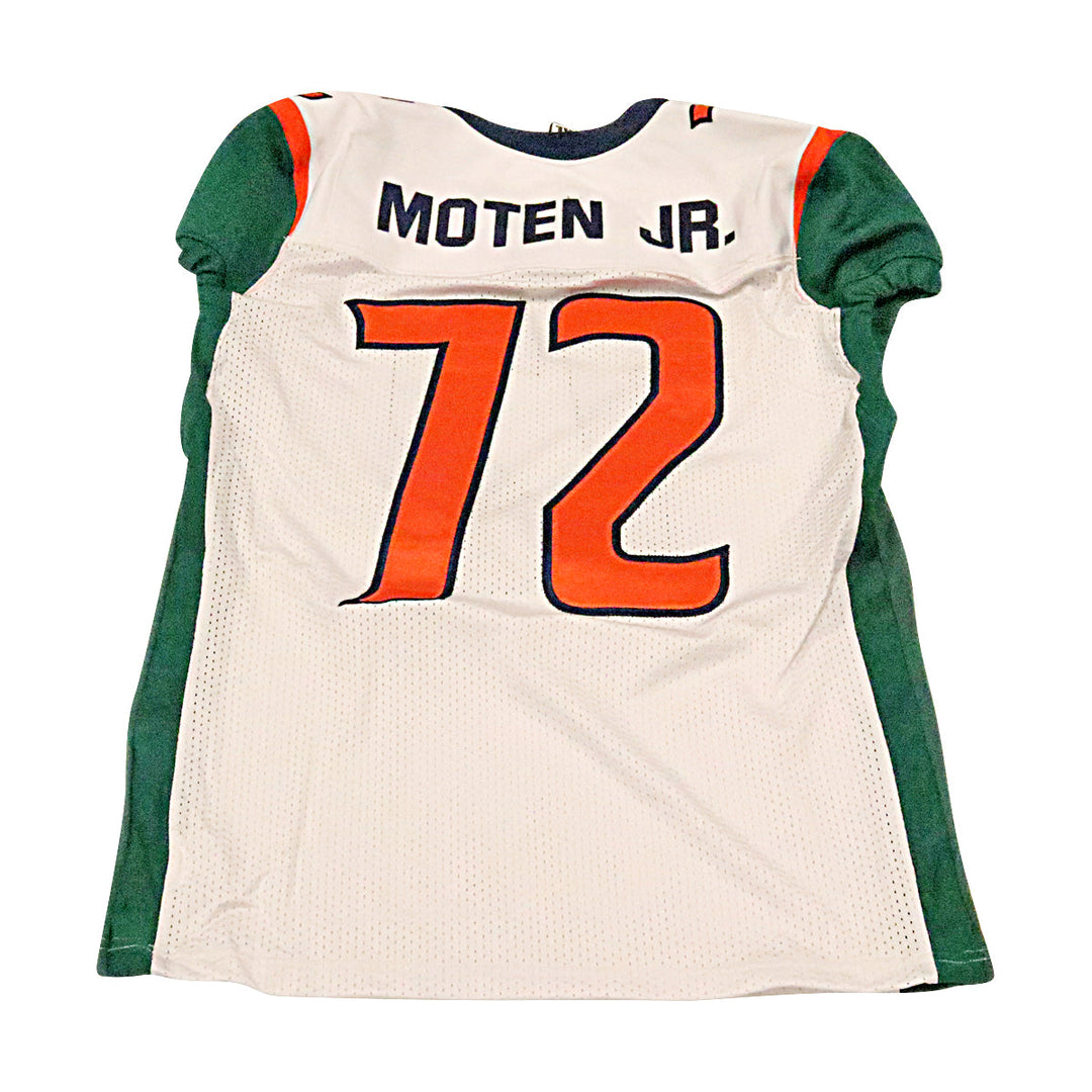 Anthony Moten Jr. Seattle Dragons 2020 Game Used Away Jersey XL