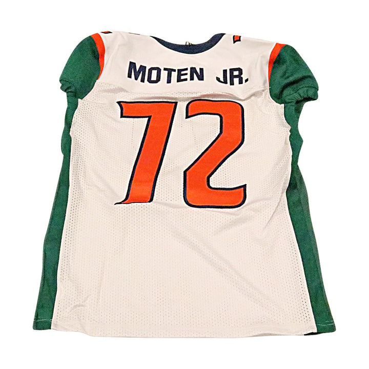 Anthony Moten Jr. Seattle Dragons 2020 Game Used Away Jersey XL