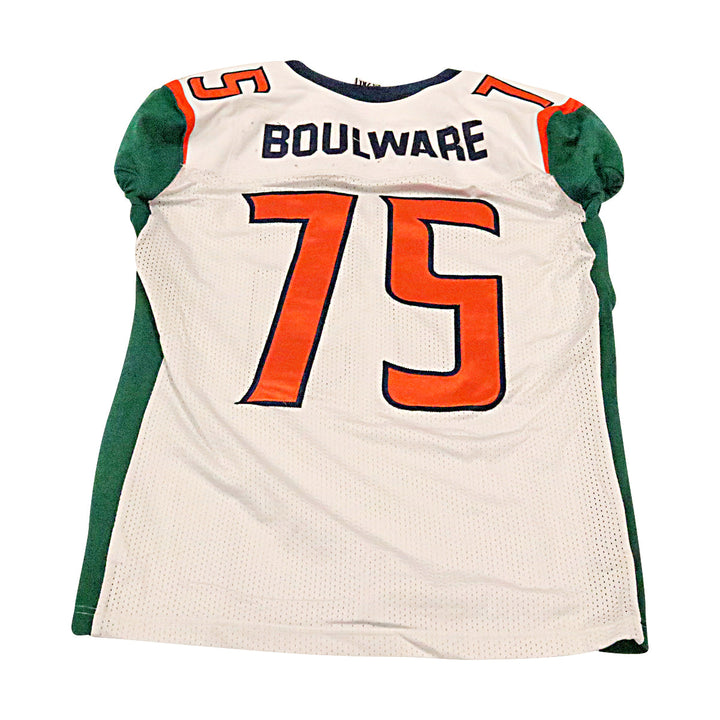 Venzell Boulware Seattle Dragons 2020 Game Used Away Jersey XL