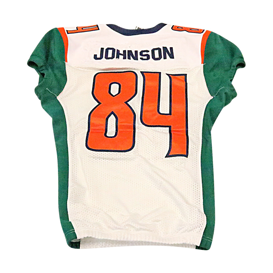 Ben Johnson Seattle Dragons 2020 Game Used Away Jersey M