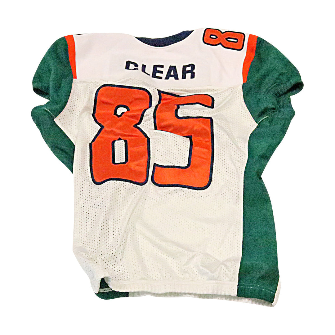 Cameron Clear Seattle Dragons 2020 Game Used Away Jersey L
