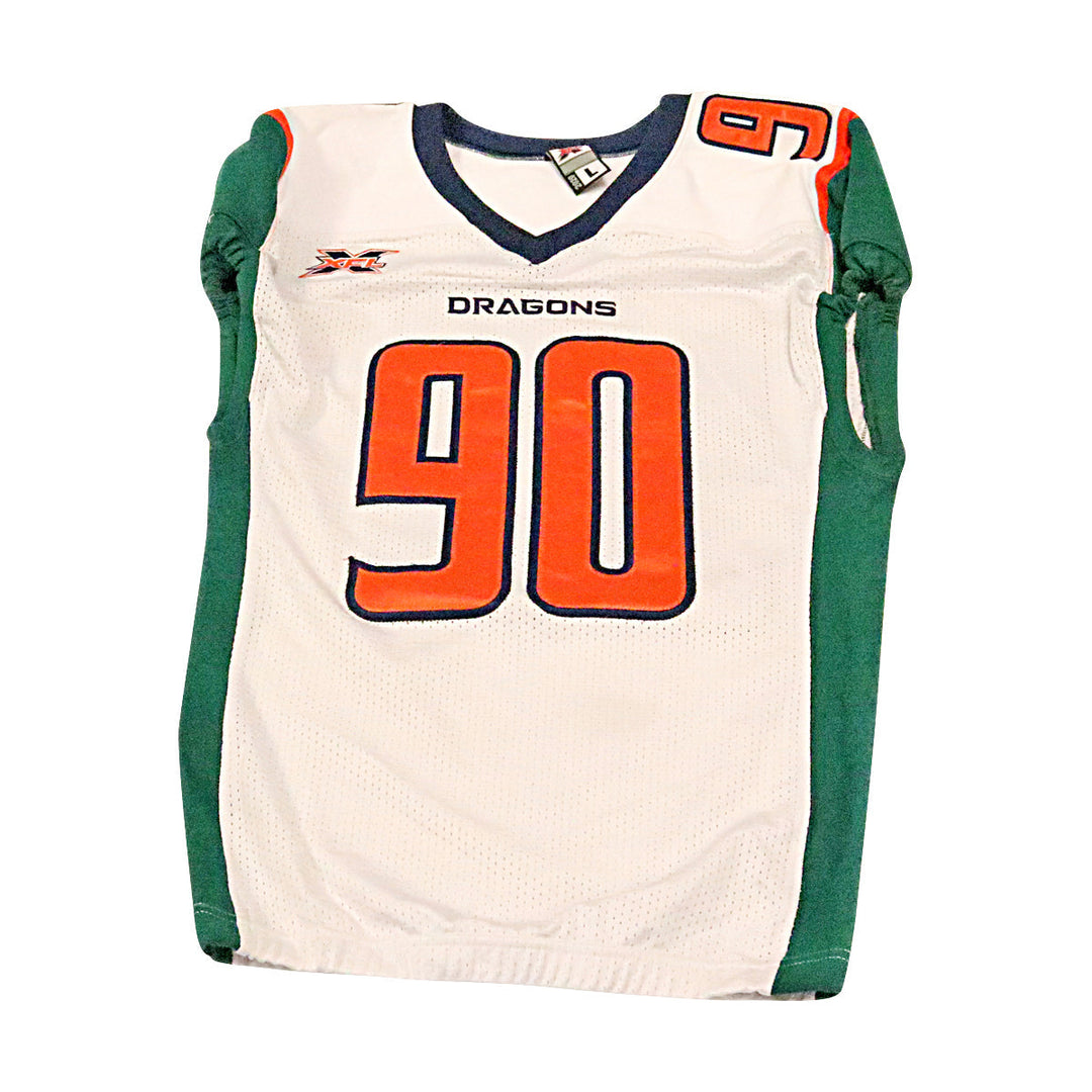 Stansly Maponga Sr Seattle Dragons 2020 Game Issued Away Jersey L