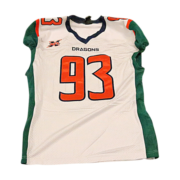 Will Sutton Seattle Dragons 2020 Game Issued Away Jersey XL