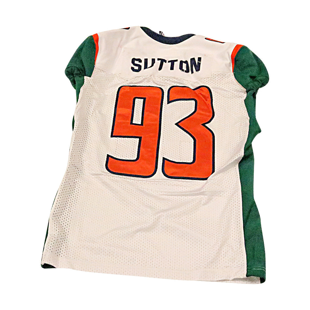 Will Sutton Seattle Dragons 2020 Game Used Away Jersey XL