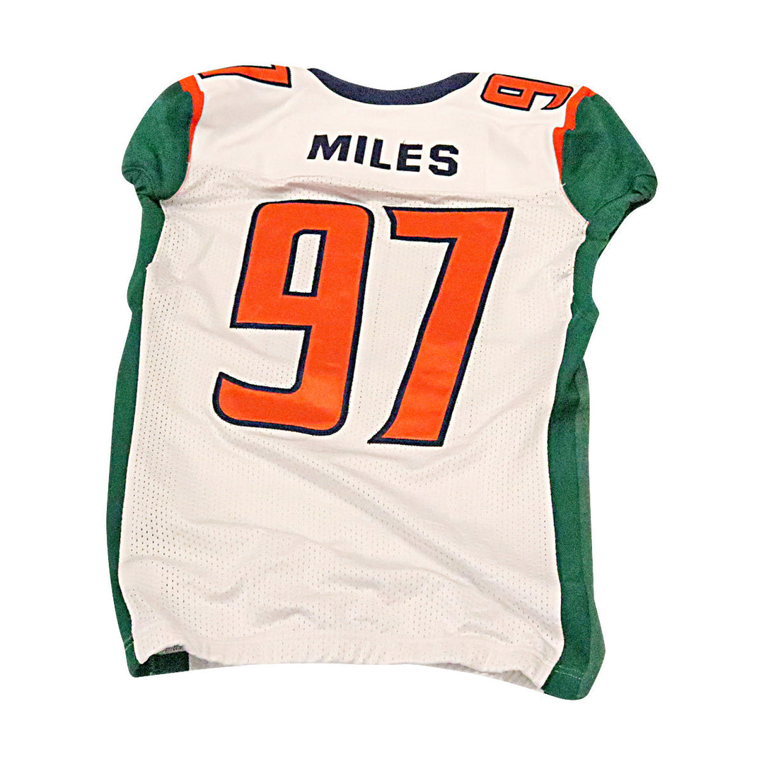 Durrant Miles Seattle Dragons 2020 Game Used Away Jersey L