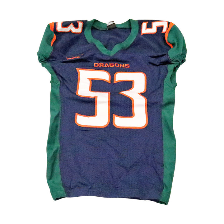 Seattle Dragons 2020 #53 Team Issued Home Jersey M