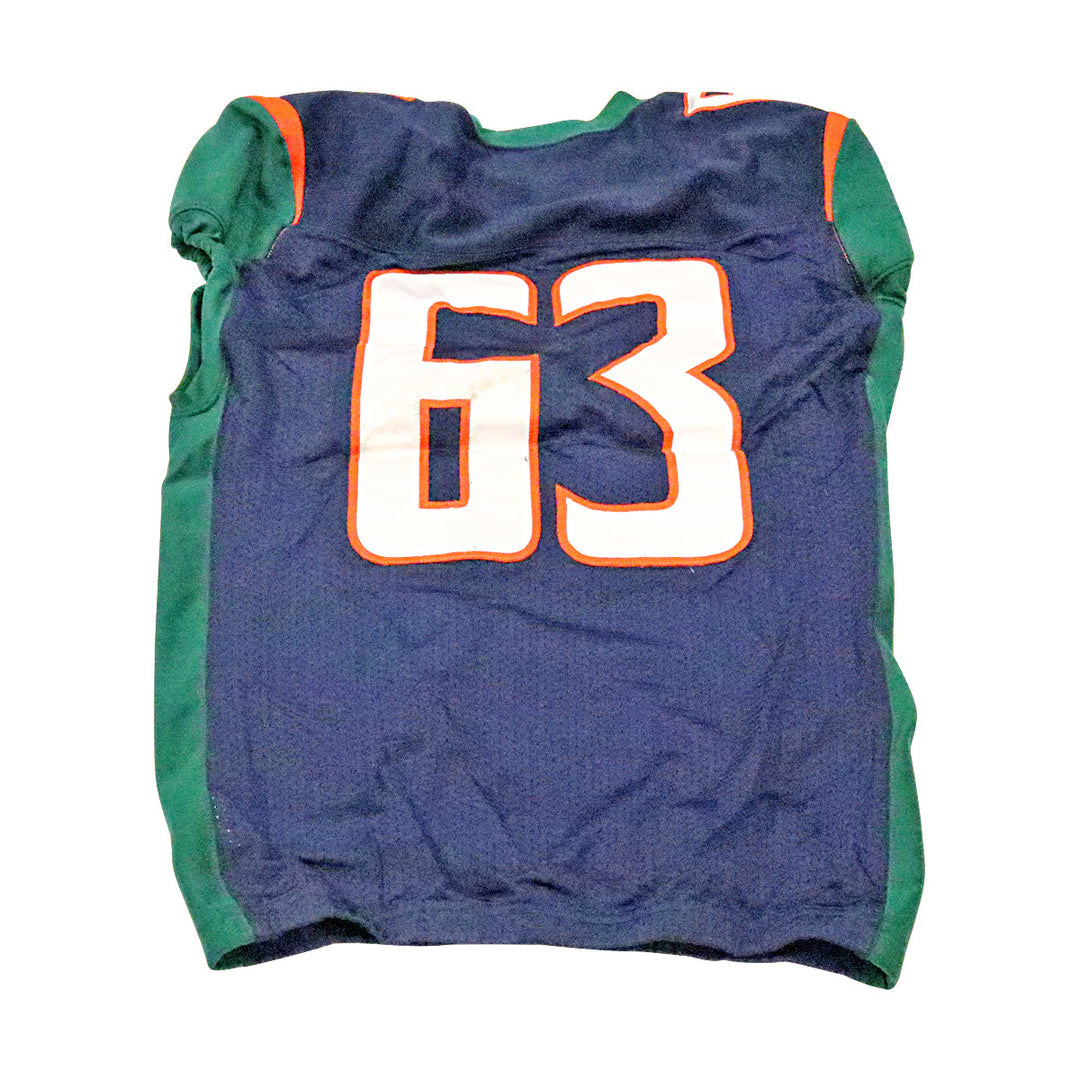 Seattle Dragons 2020 #63 Game Used Home Jersey XL