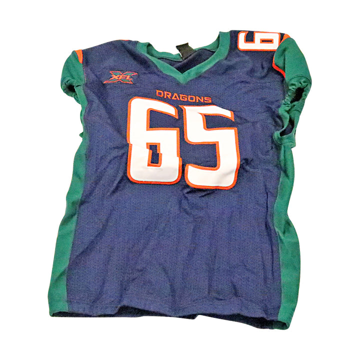 Seattle Dragons 2020 #65 Team Issued Home Jersey XL
