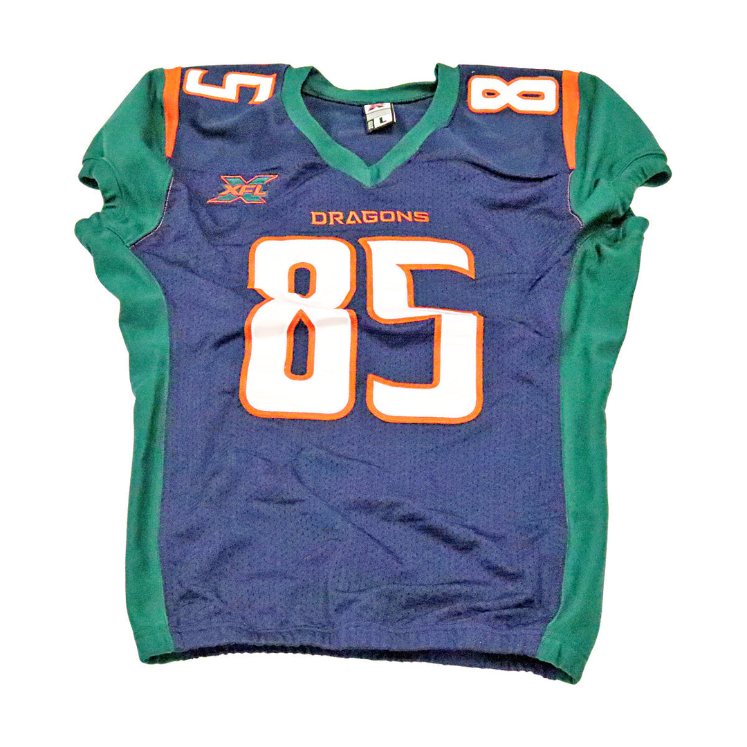 Cameron Clear Sr. Seattle Dragons 2020 Game Issued Home Jersey XL