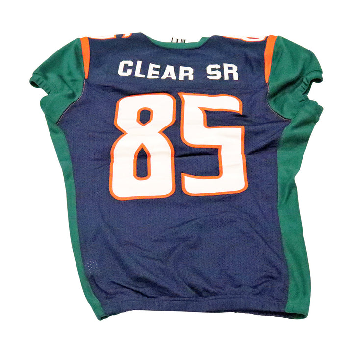 Cameron Clear Sr. Seattle Dragons 2020 Game Used Home Jersey XL