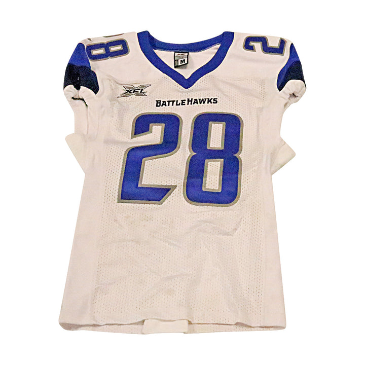 Robert Nelson Jr  St. Louis Battlehawks 2020 Game Used Away Jersey M