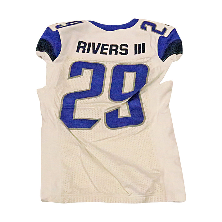 David Rivers III St. Louis Battlehawks 2020 Game Used Away Jersey S