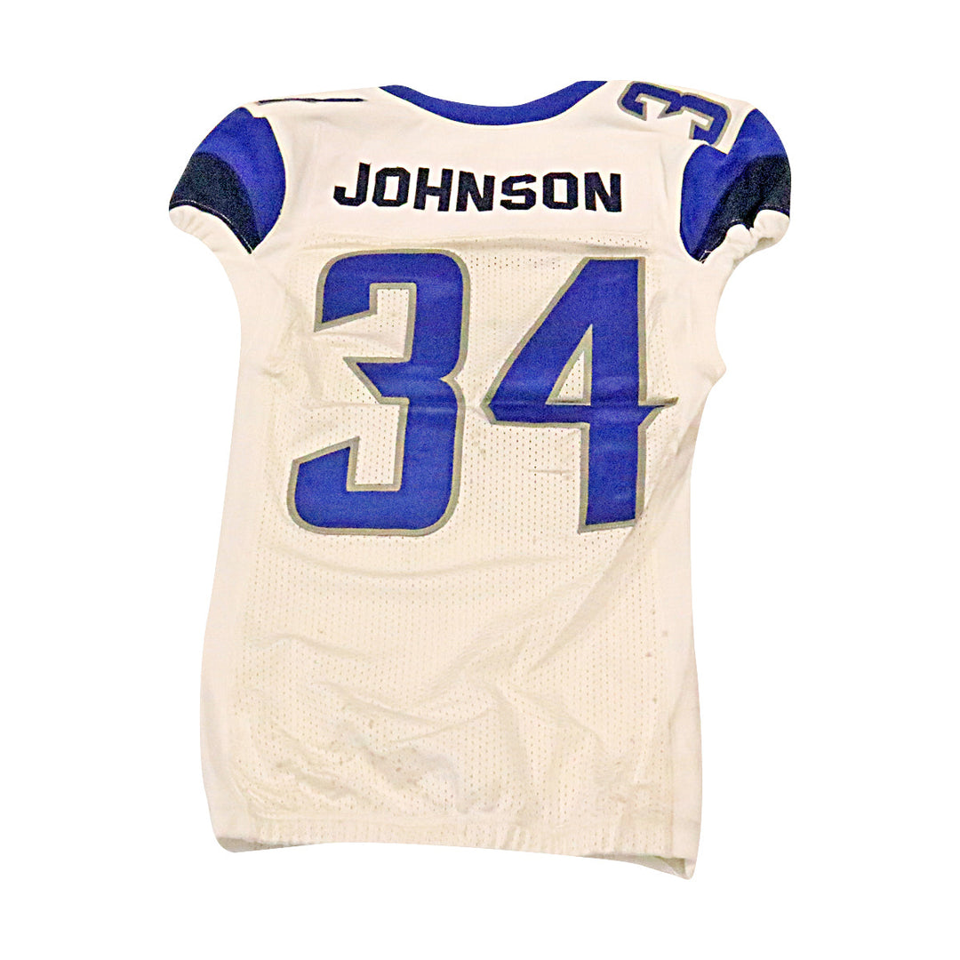 Johnson St. Louis Battlehawks 2020 Game Used Away Jersey S 