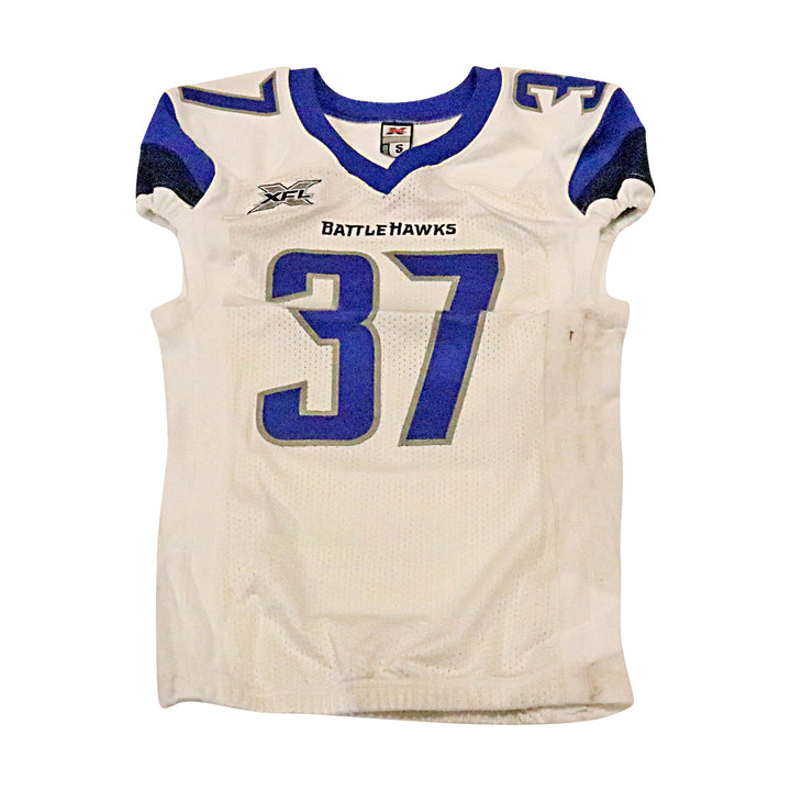 Trovon Reed St. Louis Battlehawks 2020 Game Used Away Jersey S