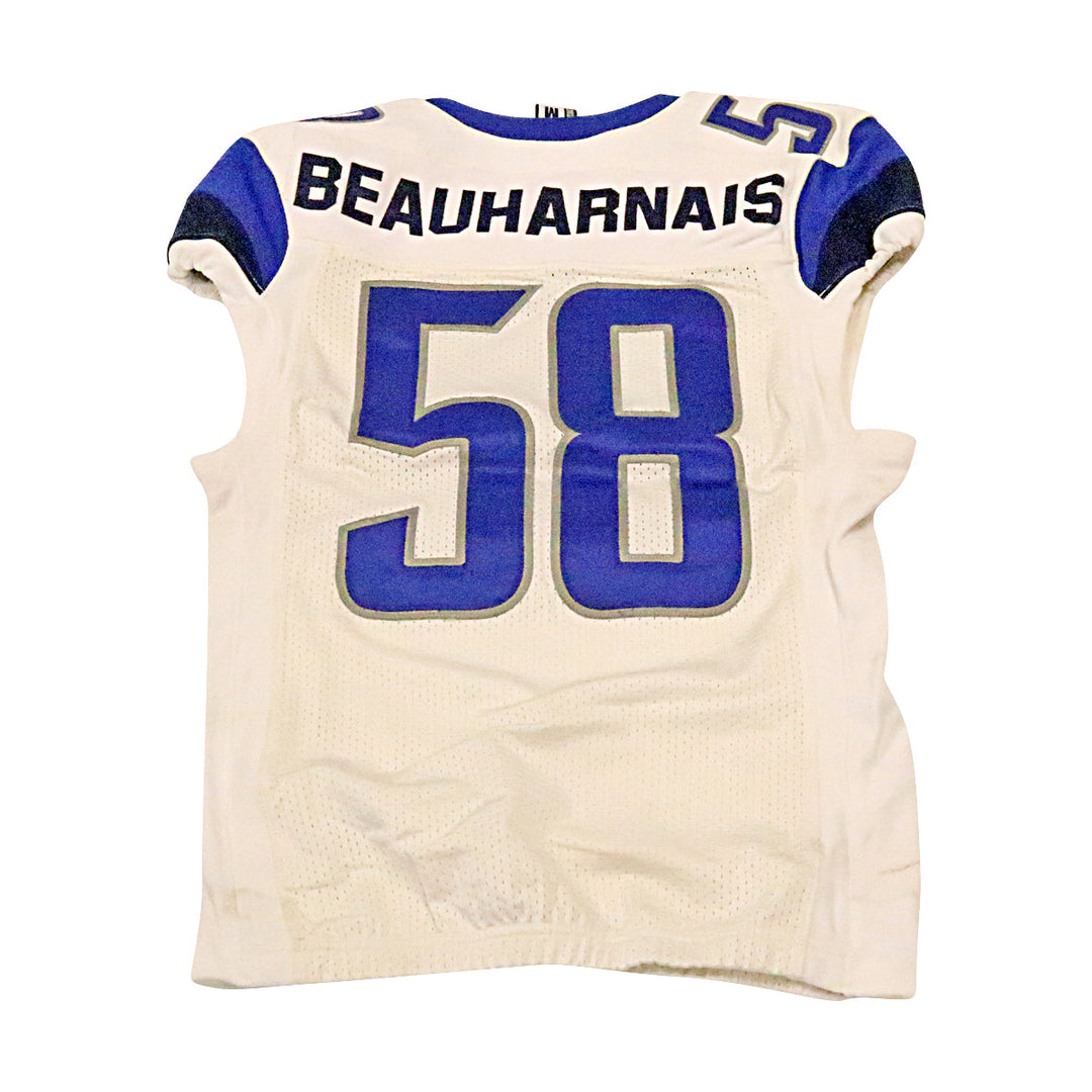 Steve Beauharnais St. Louis Battlehawks 2020 Game Used Away Jersey M