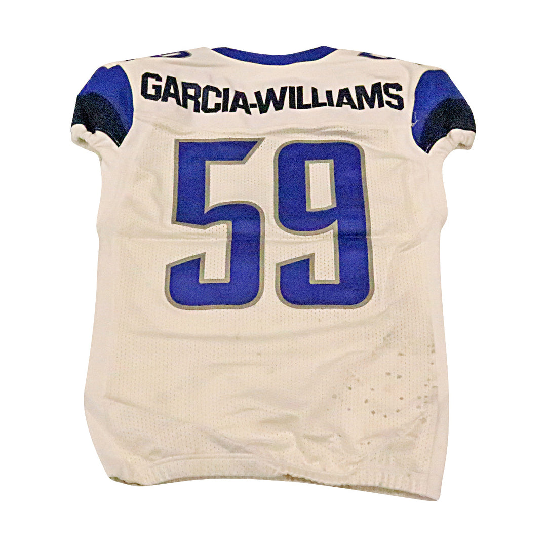 Garcia-Williams St. Louis Battlehawks 2020 Game Used Away Jersey L