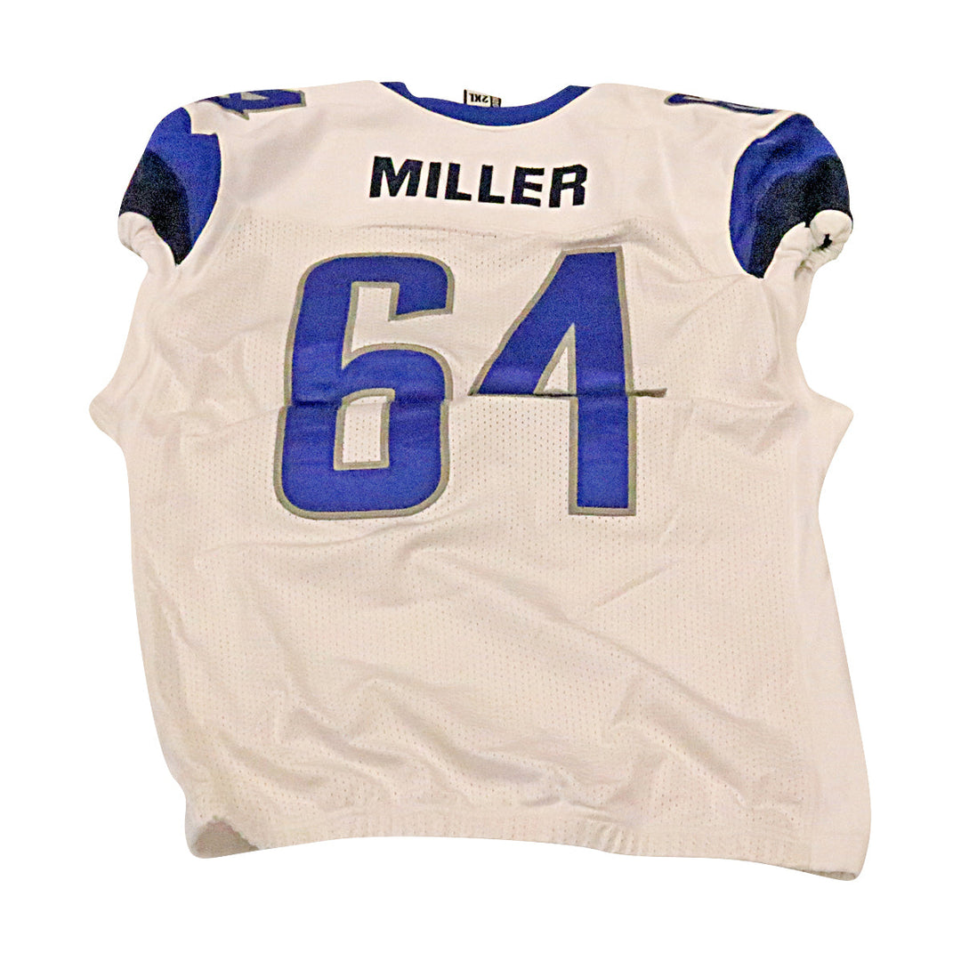 Mike Miller St. Louis Battlehawks 2020 Game Used Away Jersey 2XL