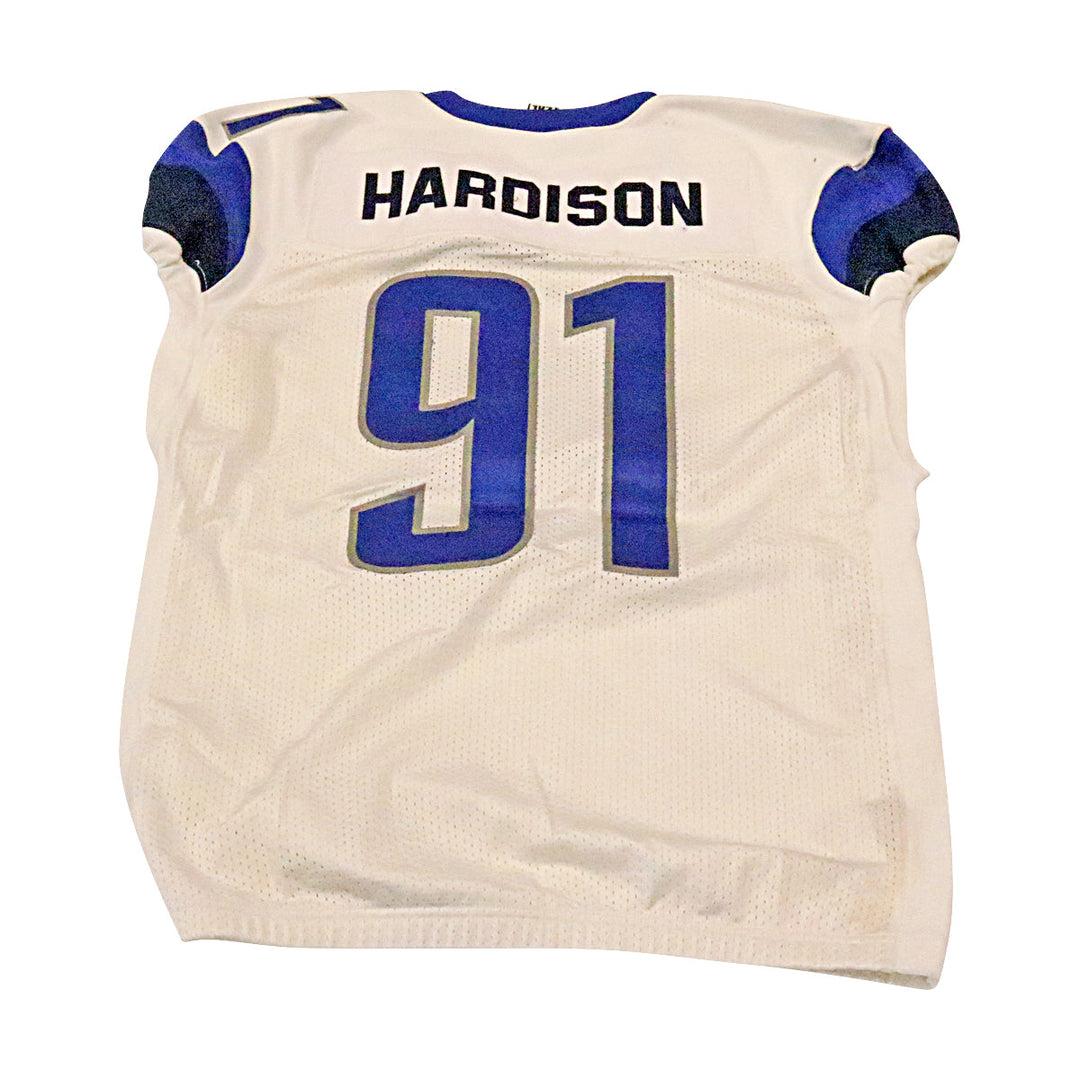 Hardison St. Louis Battlehawks 2020 Game Used Away Jersey 2XL