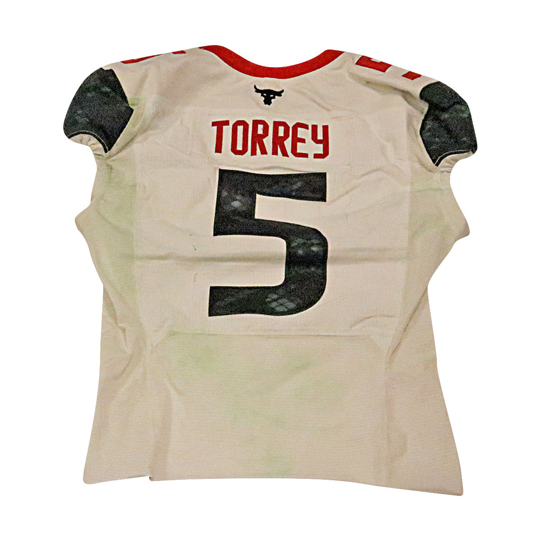 DeAndre Torrey Las Vegas Vipers 2023 Game Issued Away Jersey Size 40