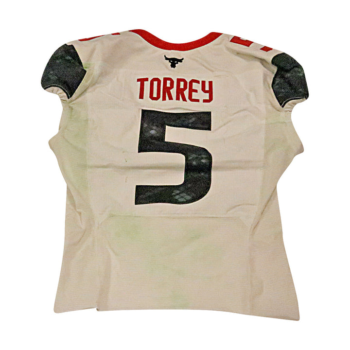 DeAndre Torrey Las Vegas Vipers 2023 Game Issued Away Jersey Size 40