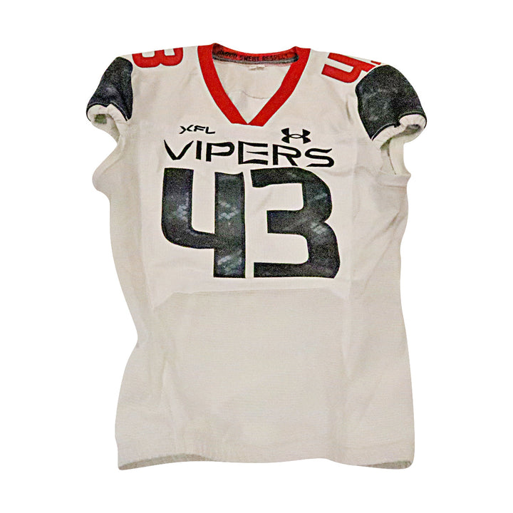 Las Vegas Vipers 2023 #43 Team Issued Away Jersey Size 44