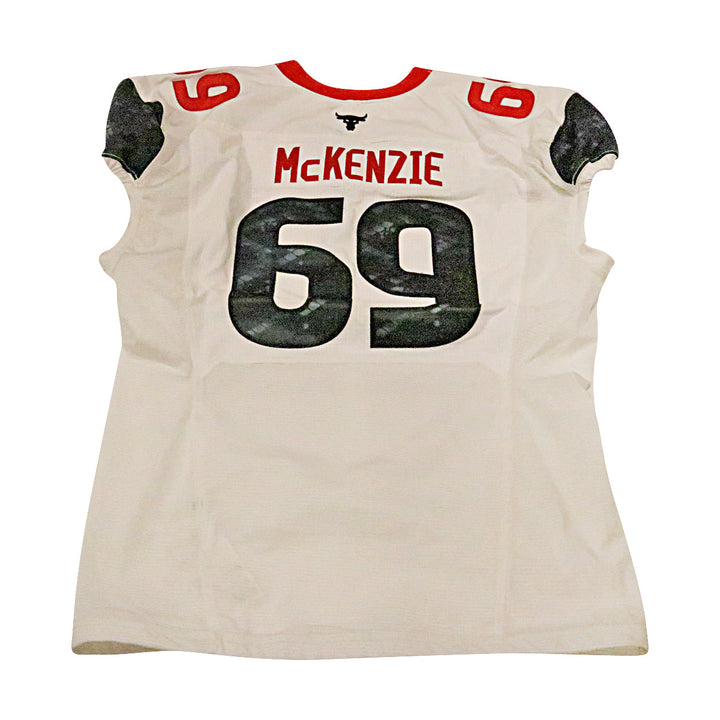 Reginald McKenzie Las Vegas Vipers 2023 Game Issued Away Jersey Size 52