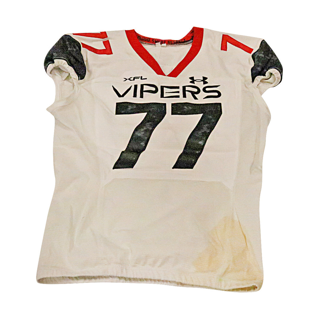 Quinterrius Eatmon Las Vegas Vipers 2023 Game Issued Away Jersey Size 48