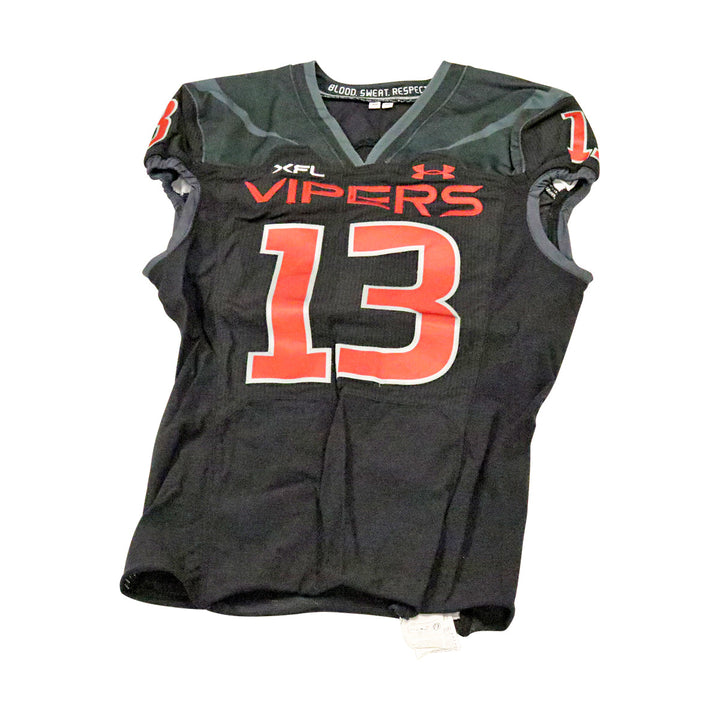 Jeff Badet Las Vegas Vipers 2023 Game Issued Home Jersey Size 42
