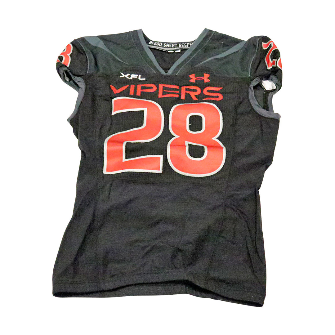 C.J. Avery Las Vegas Vipers 2023 Game Issued Home Jersey Size 44