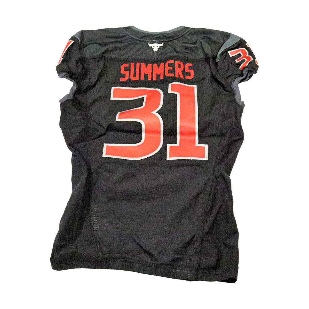 Jamar Summers Las Vegas Vipers 2023 Game Issued Home Jersey Size 42