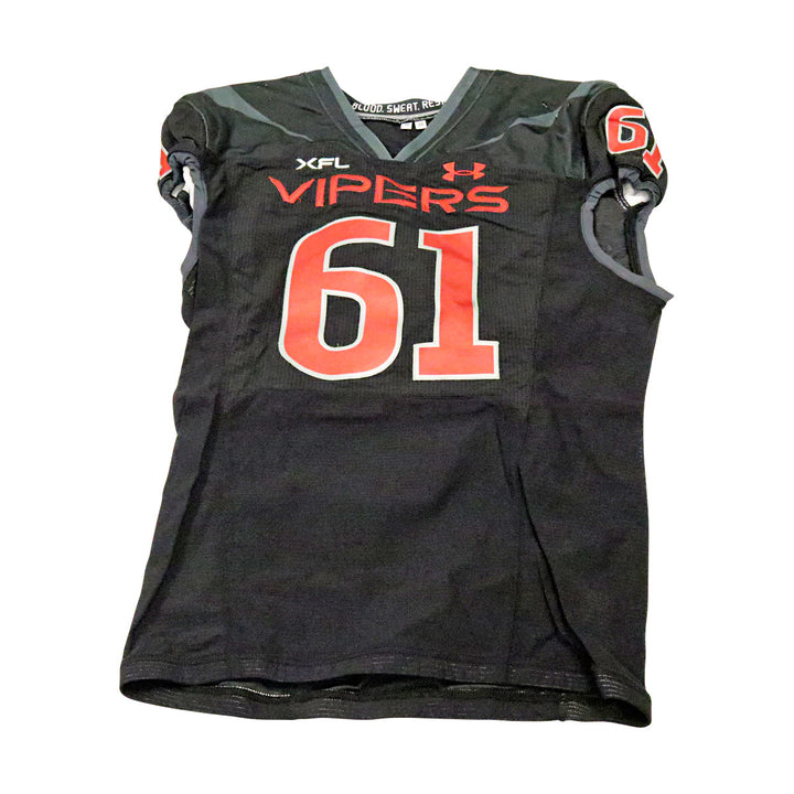 Dohnovan West Las Vegas Vipers 2023 Game Issued Home Jersey Size 48