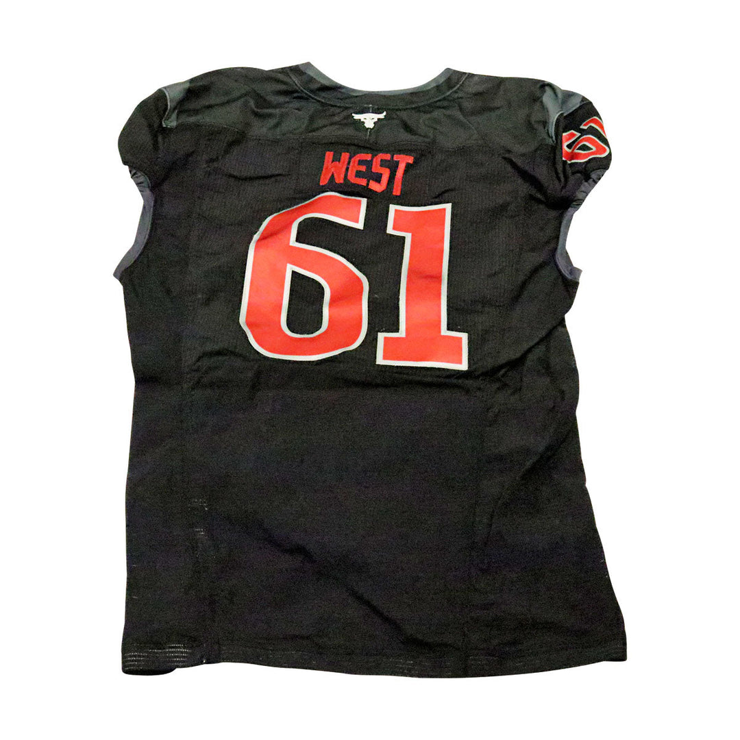 Dohnovan West Las Vegas Vipers 2023 Game Issued Home Jersey Size 48