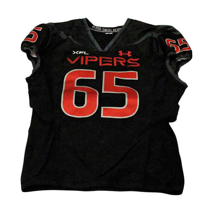Jamil Demby Las Vegas Vipers 2023 Game Issued Home Jersey Size 52