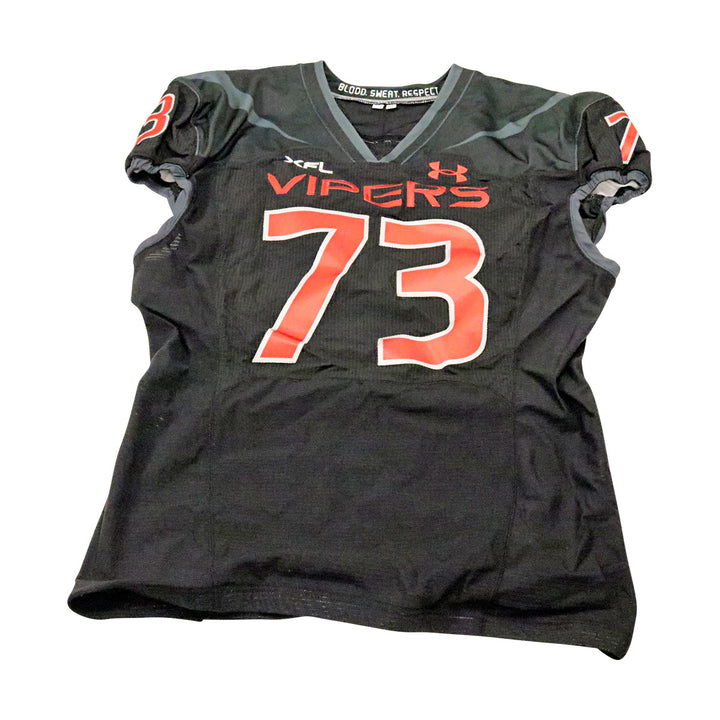 Taylor Las Vegas Vipers 2023 Game Issued Home Jersey Size 52
