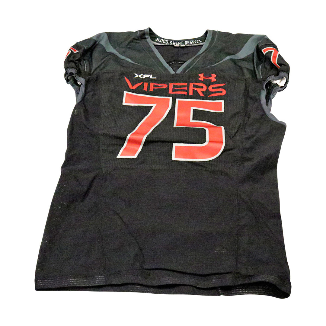 Jovann Letuli Las Vegas Vipers 2023 Game Issued Home Jersey Size 52