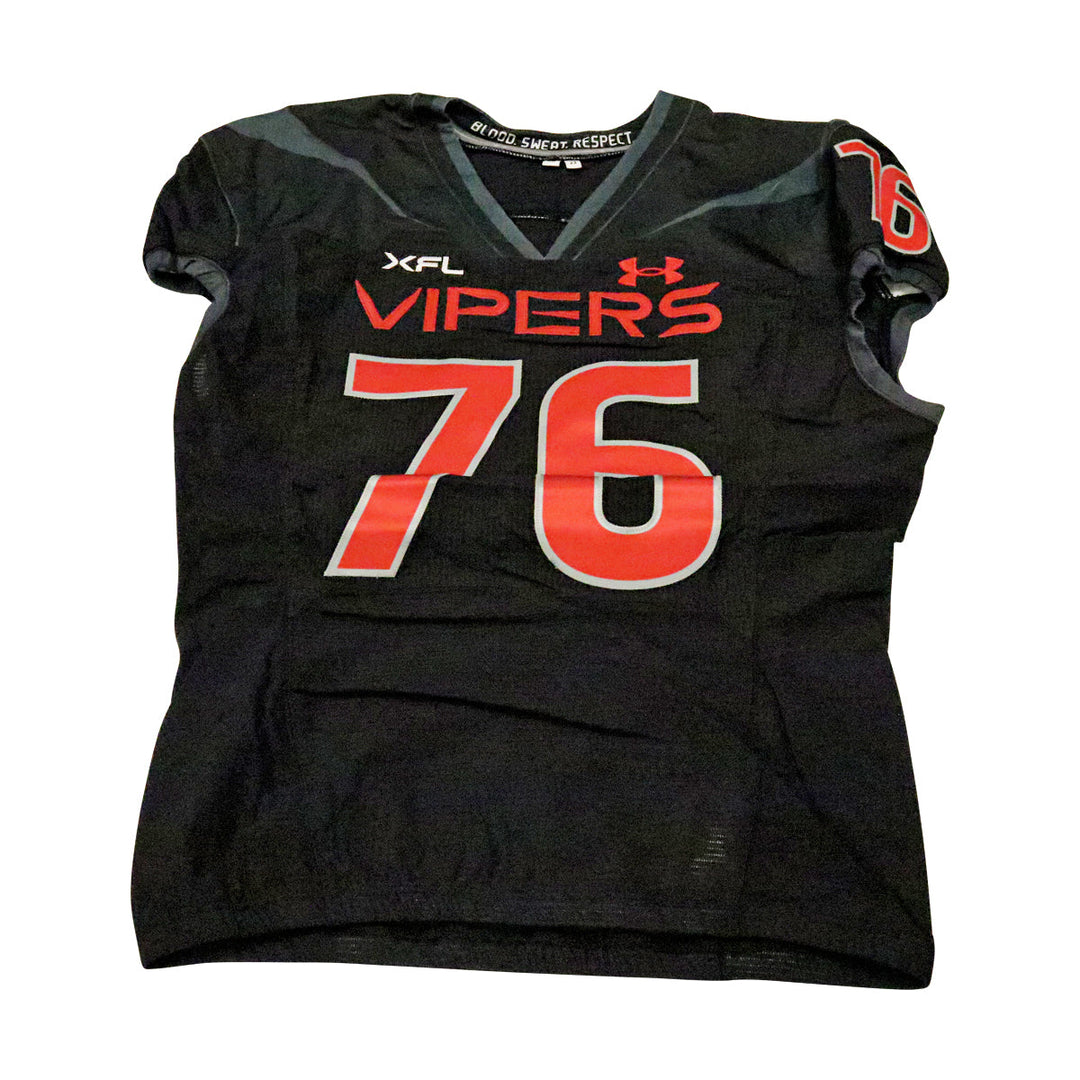 Las Vegas Vipers 2023 #76 Team Issued Home Jersey Size 50