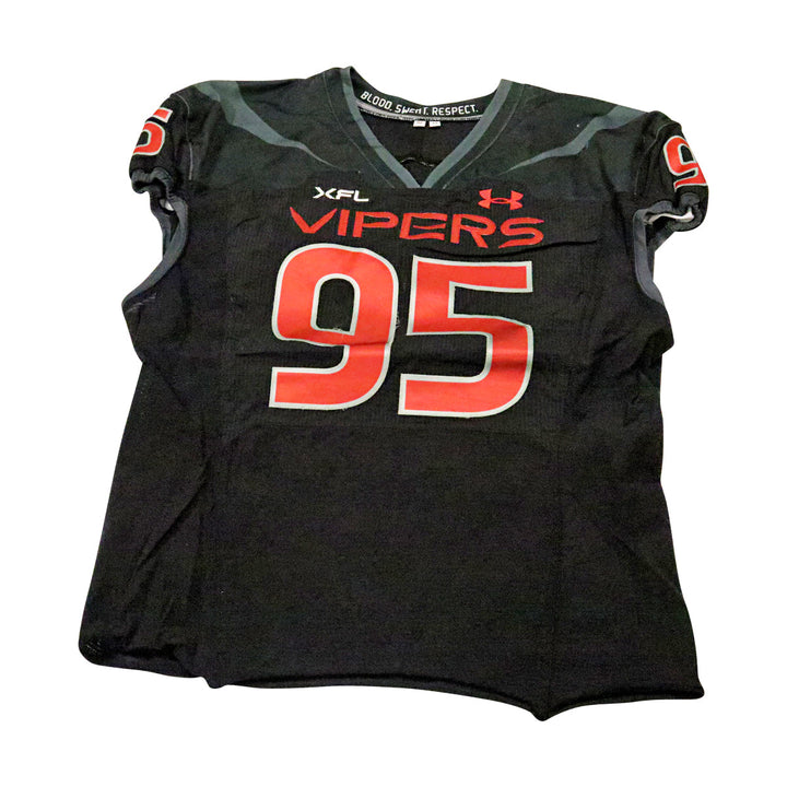 Bryant Jones Las Vegas Vipers 2023 Game Issued Home Jersey Size 52