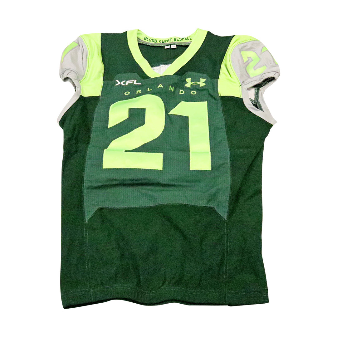Shaq Wiggins Orlando Guardians 2023 Game Issued Home Jersey Size 42